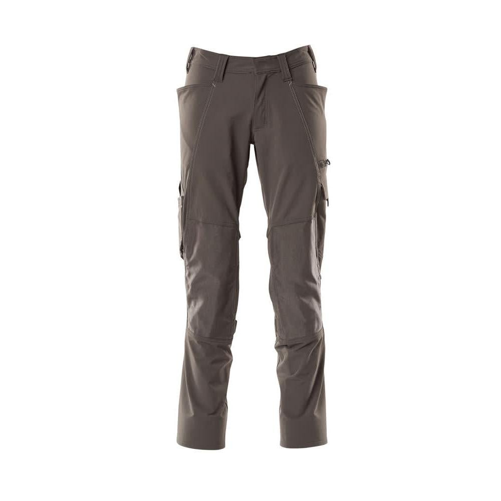 Broek, kniezakken, ULTIMATE STRETCH broek, donker antraciet