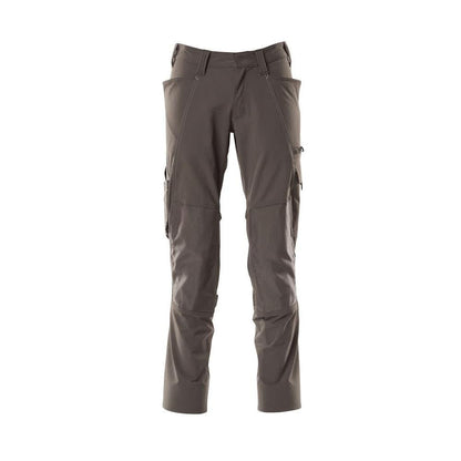 Broek, kniezakken, ULTIMATE STRETCH broek, donker antraciet