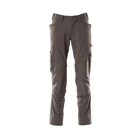 Broek, kniezakken, ULTIMATE STRETCH broek, donker antraciet