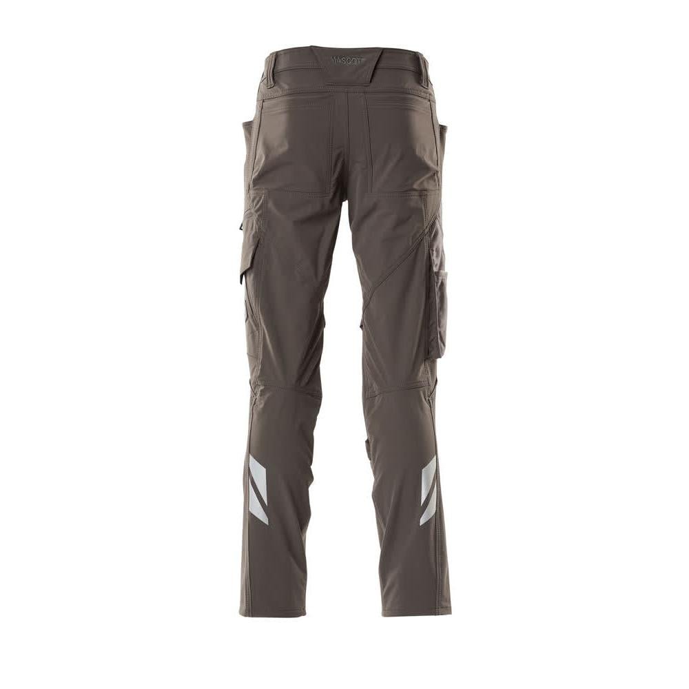 Broek, kniezakken, ULTIMATE STRETCH broek, donker antraciet