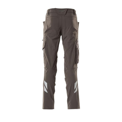 Broek, kniezakken, ULTIMATE STRETCH broek, donker antraciet