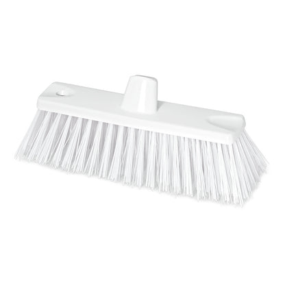 Der Nölle Profi Brush HACCP Grobbesen 30 cm Besenkopf hat extra harte Borsten (1,00 mm), zwei Befestigungslöcher und ist auf einem schlichten weißen Hintergrund abgebildet. Marke: Nölle Profi Brush Bürsten- & Pinseltechnik e.K.