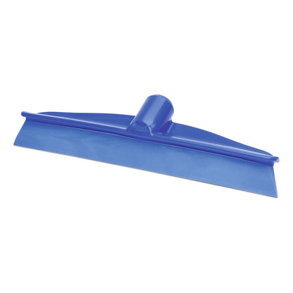 De Nölle Profi Brush HACCP waterschuiver Monobloc (PP/TPE, Duits schroefdraad) is een blauwe kunststof vloertrekker met een breed blad en cilindrische opname voor de steel. Hij schuift efficiënt water en voldoet aan de HACCP-normen.