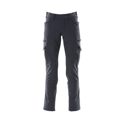 Broek, dijbeenzakken, ULTIMATE STRETCH broek, zwartblauw