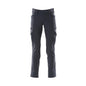 Broek, dijbeenzakken, ULTIMATE STRETCH broek, zwartblauw
