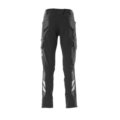 Broek, dijbeenzakken, ULTIMATE STRETCH broek, zwart