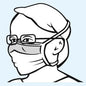 Foliodress-masker anticondens | Pak (50 stuks)