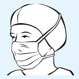 Foliodress masker anti-spat | Pak (40 stuks)