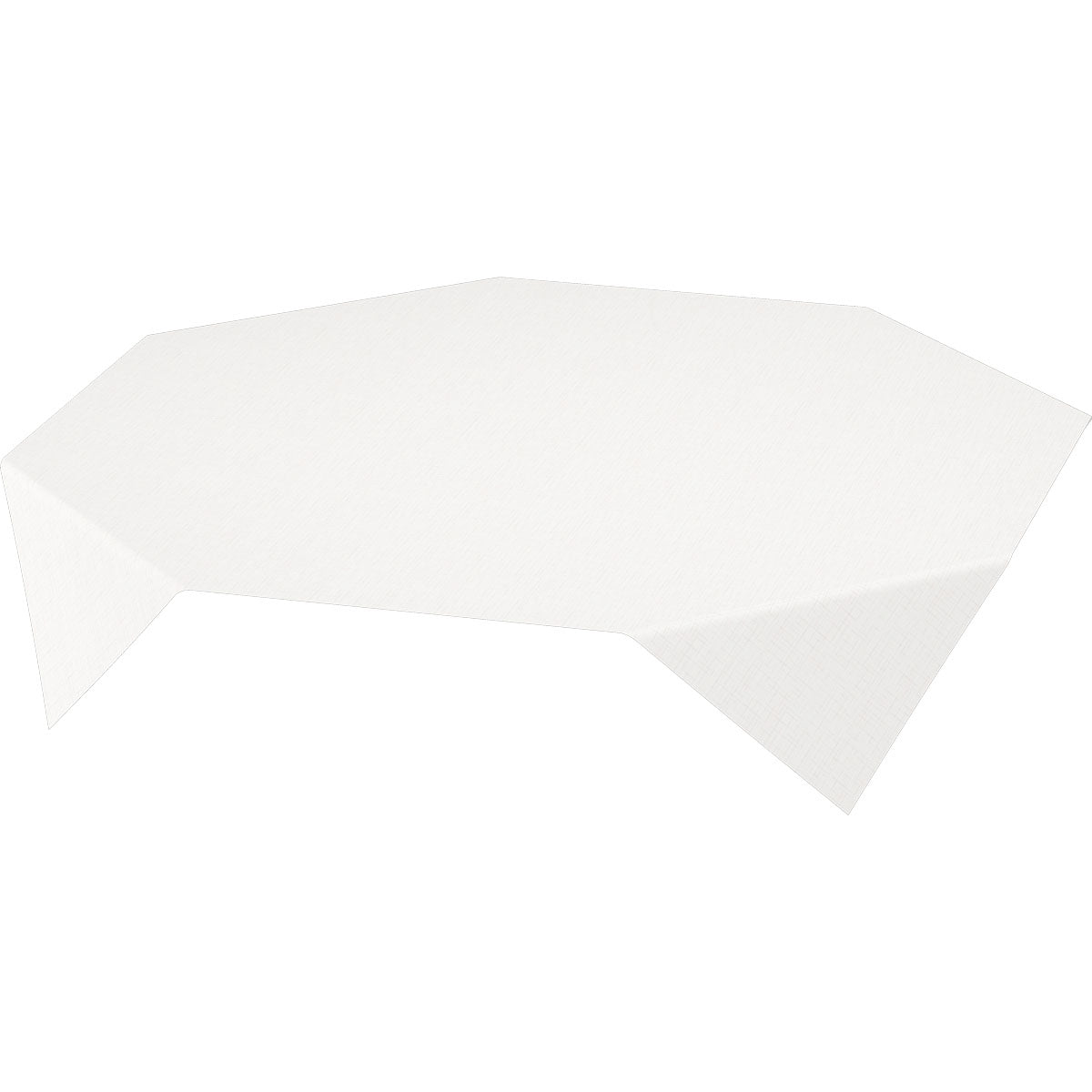 De Dunisilk MD tafellaken 84x84 cm Linnea wit van Duni GmbH is een hoogwaardige, witte, achthoekige tafellaken die elegant over de tafel hangt. De verpakking bevat 20 stuks.