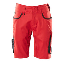 Shorts, lichtgewicht shorts, rood/zwart