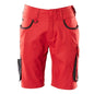 Shorts, lichtgewicht shorts, rood/zwart