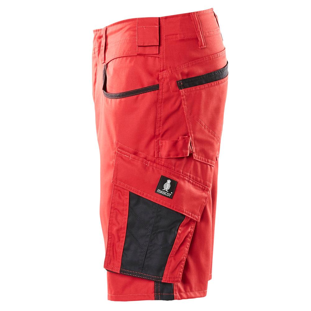 Shorts, lichtgewicht shorts, rood/zwart
