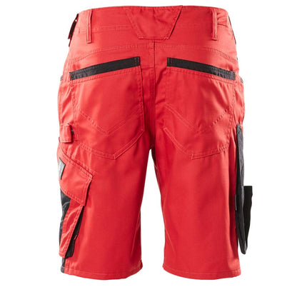 Shorts, lichtgewicht shorts, rood/zwart