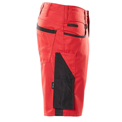 Shorts, lichtgewicht shorts, rood/zwart