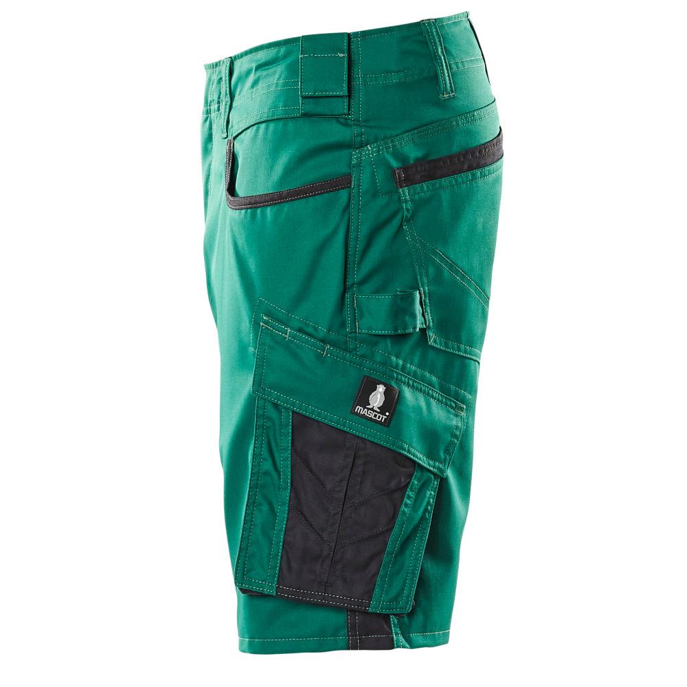 Shorts, lichtgewicht shorts, groen/zwart
