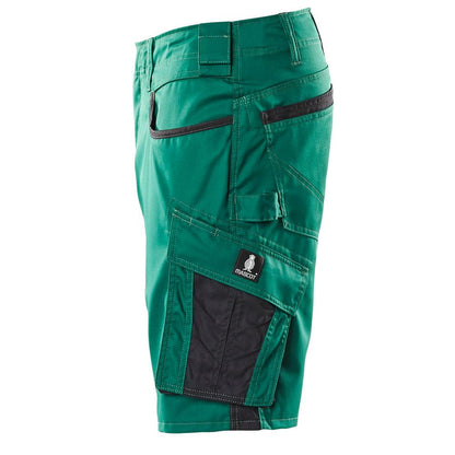 Shorts, lichtgewicht shorts, groen/zwart