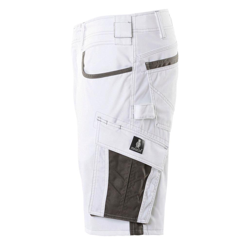 Shorts, lichtgewicht shorts, wit/donker antraciet