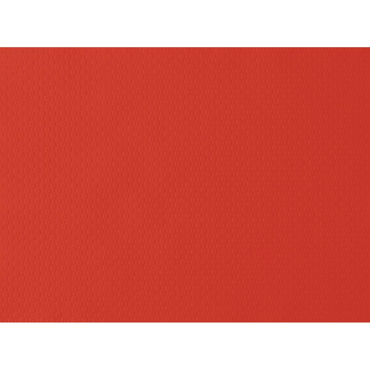 Een close-up van de Duni GmbH papieren placemat 30x40 cm in rood toont een fijne textuur en rijke kleur - ideaal voor feesten en evenementen (verpakking van 500 stuks).