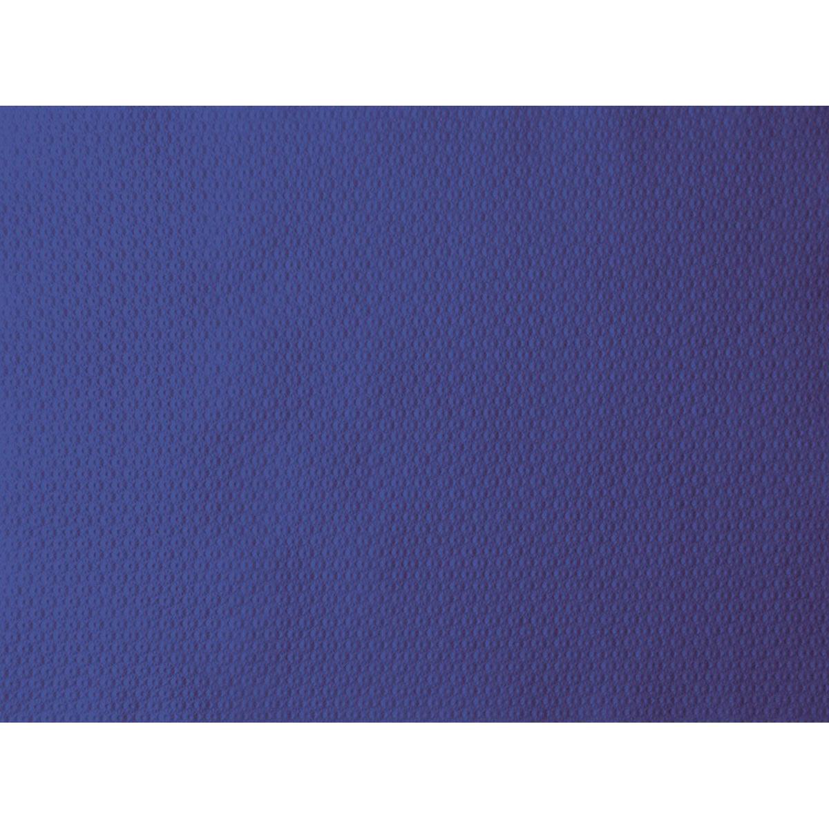 Een close-up van het gelijkmatige, gestructureerde oppervlak van de Duni GmbH papieren placemat donkerblauw 30x40 cm met subtiel stippenpatroon - ideaal voor feesten en evenementen. De verpakking bevat 500 stuks.