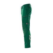 Broek met kniezakken, extra lichte broek, groen