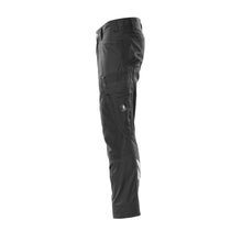 Broek met kniezakken, extra lichte broek, zwart