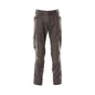 Broek met kniezakken, extra lichte broek, donker antraciet