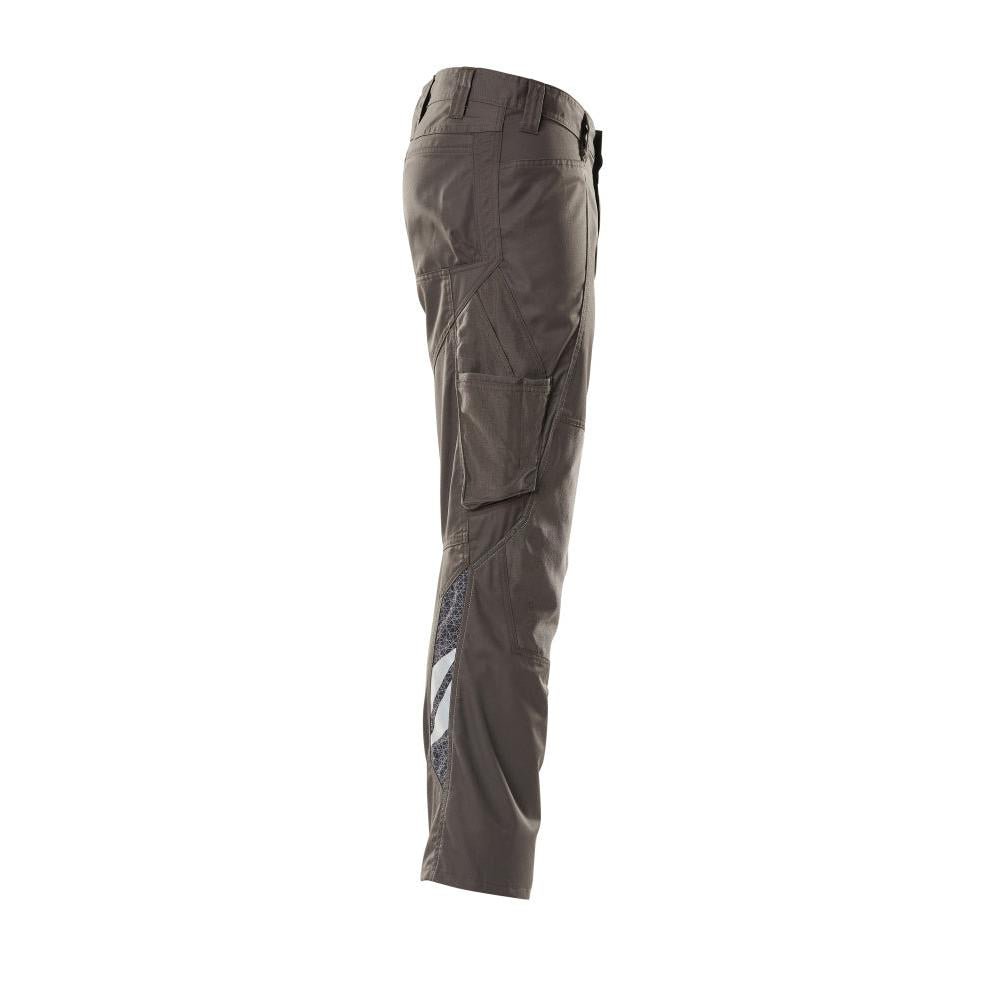 Broek met kniezakken, extra lichte broek, donker antraciet
