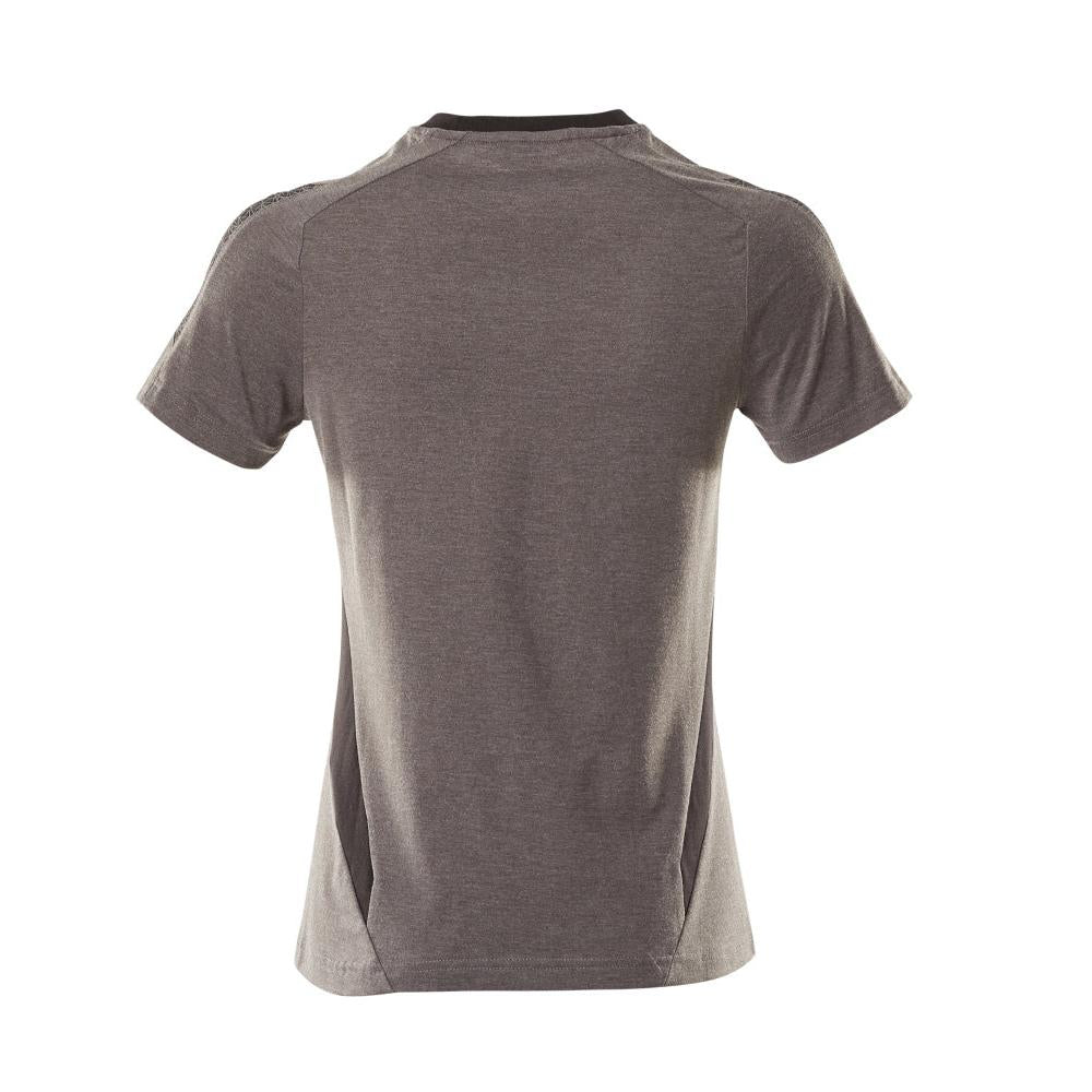 T-shirt, dames T-shirt, donker antraciet/zwart