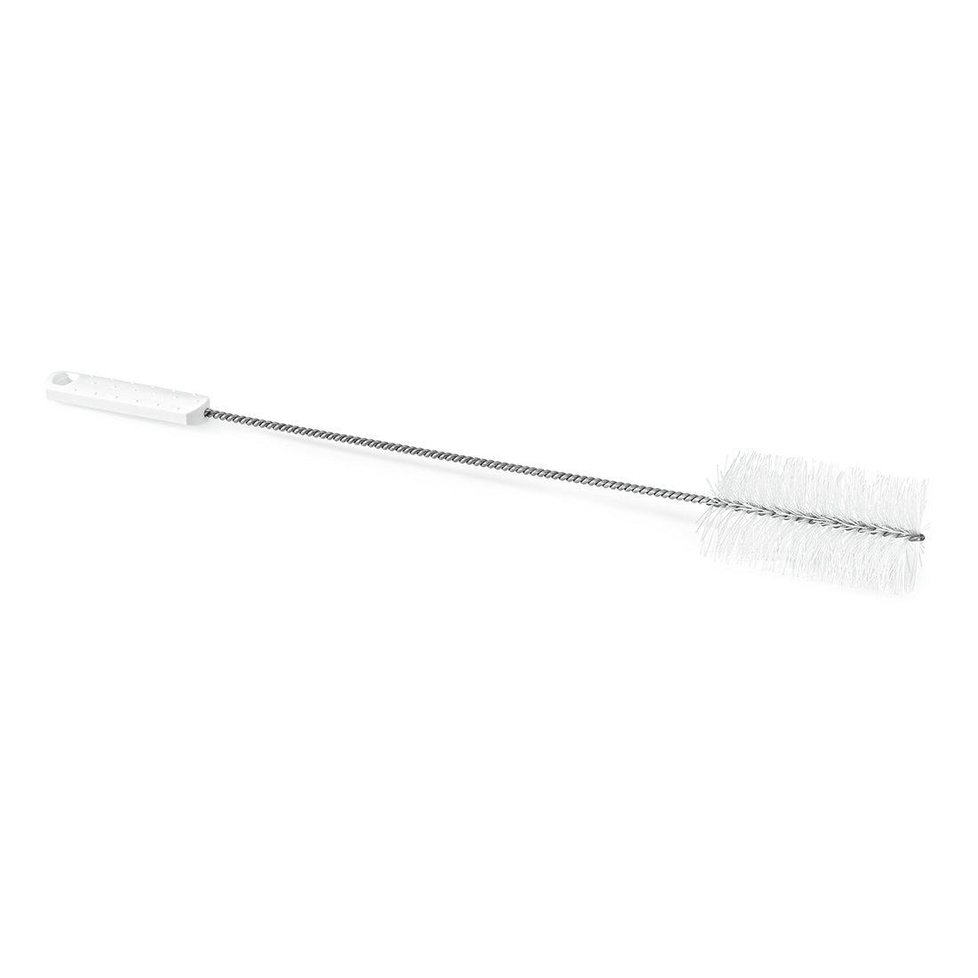 De Nölle Profi-Borstel HACCP Gedraaide Borstel met 0,5 mm harde borstels en witte handgreep van Nölle Profi Brush Borstels- & Penseltechniek e.K. is ideaal voor het reinigen van smalle containers.
