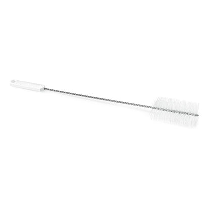 De Nölle Profi-Borstel HACCP Gedraaide Borstel met 0,5 mm harde borstels en witte handgreep van Nölle Profi Brush Borstels- & Penseltechniek e.K. is ideaal voor het reinigen van smalle containers.