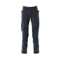Broek, kniezakken, ULTIMATE STRETCH broek, zwartblauw