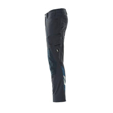 Broek, kniezakken, ULTIMATE STRETCH broek, zwartblauw