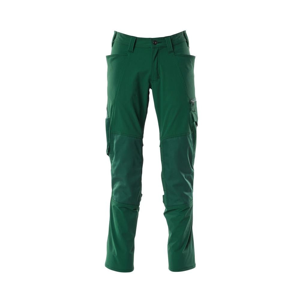 Broek, kniezakken, ULTIMATE STRETCH broek, groen