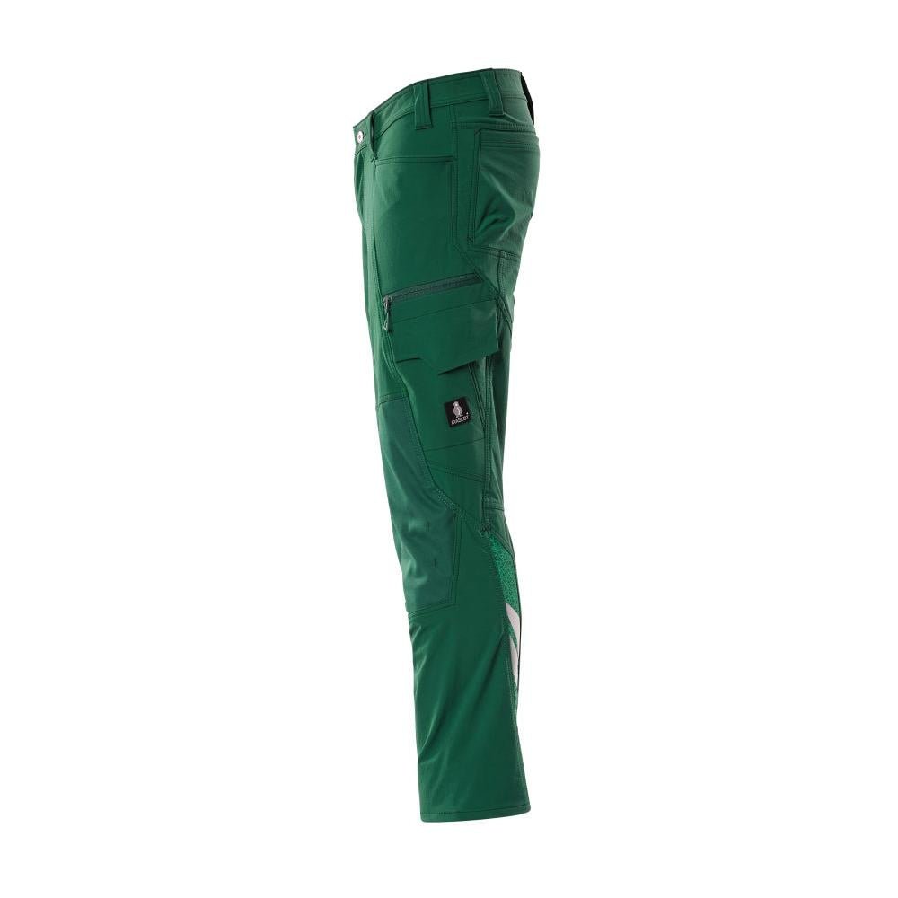 Broek, kniezakken, ULTIMATE STRETCH broek, groen