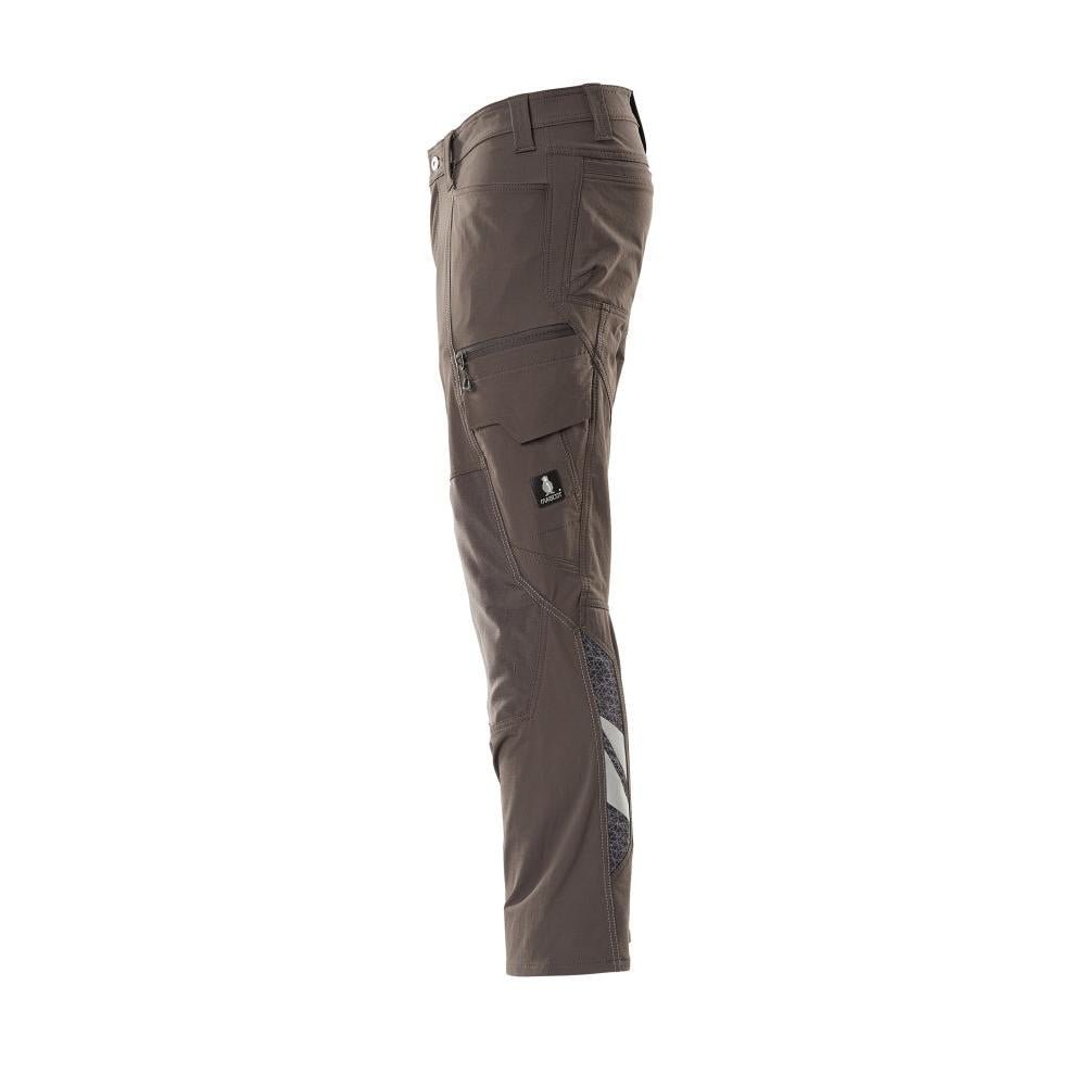 Broek, kniezakken, ULTIMATE STRETCH broek, donker antraciet
