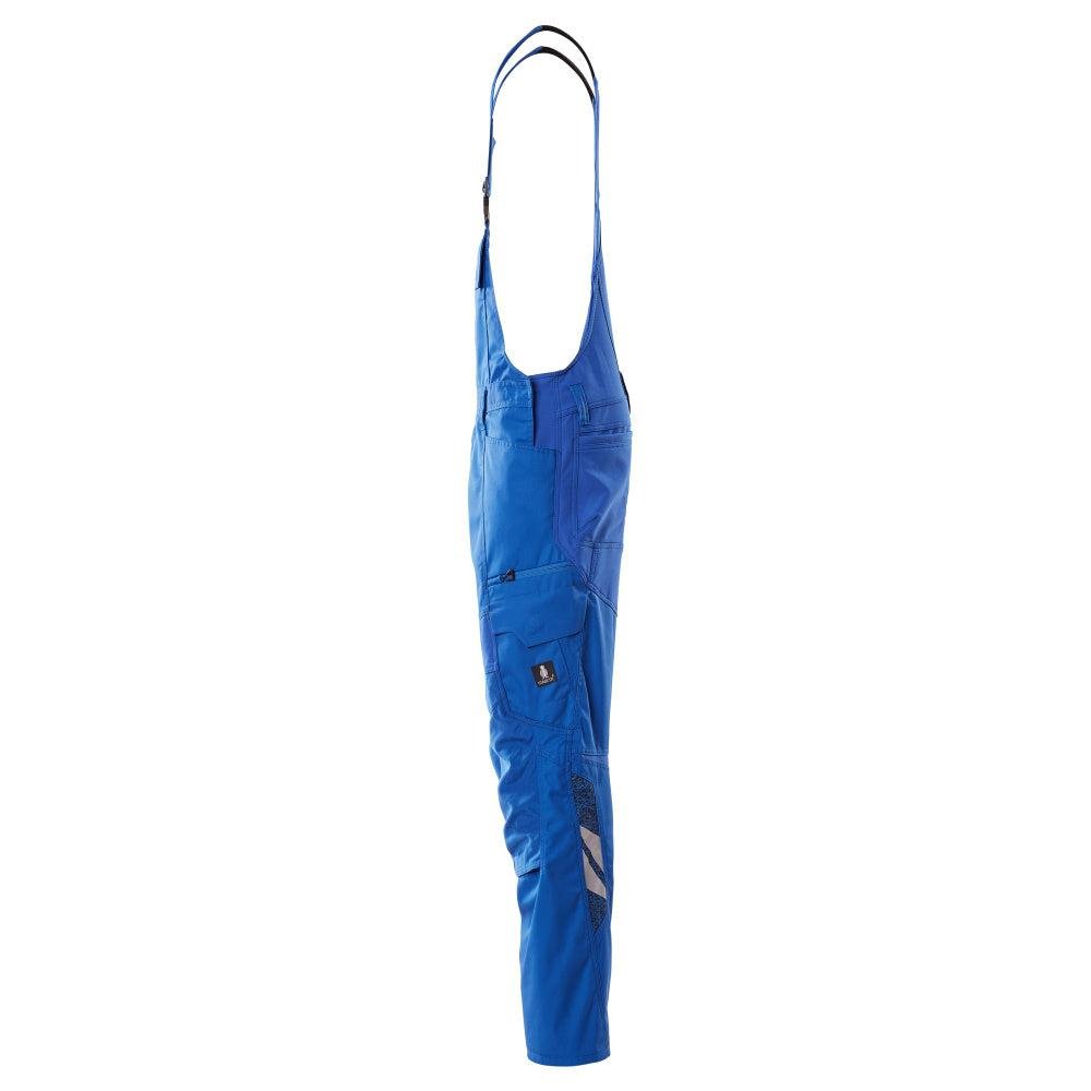 Tuinbroek, kniezakken, stretch inzetstukken Tuinbroek, azuurblauw
