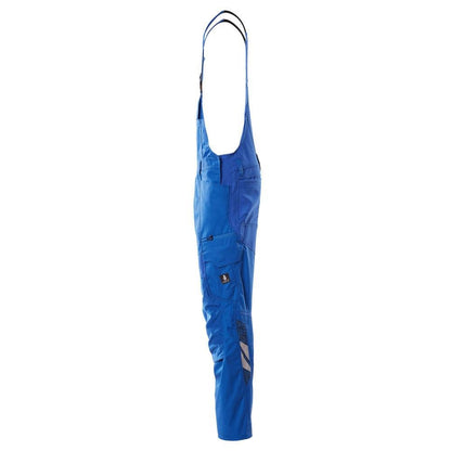 Tuinbroek, kniezakken, stretch inzetstukken Tuinbroek, azuurblauw
