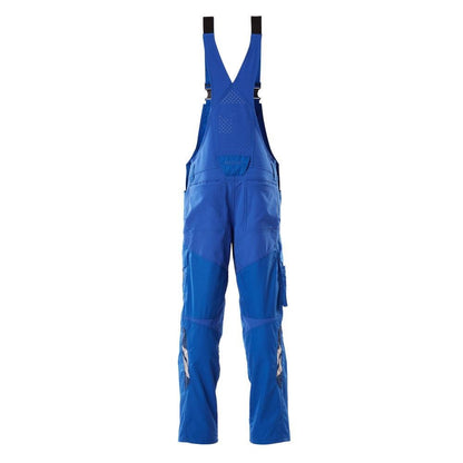 Tuinbroek, kniezakken, stretch inzetstukken Tuinbroek, azuurblauw