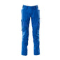 Broek met kniezakken, broek met stretch inzetstukken, azuurblauw