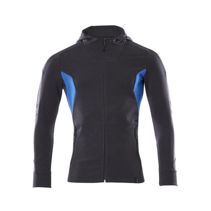 Sweatshirt met capuchon, modern fit sweatshirt met ritssluiting
