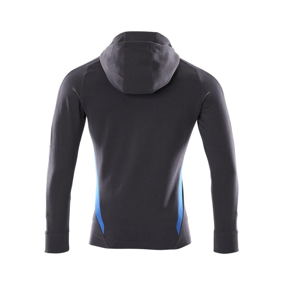 Sweatshirt met capuchon, modern fit sweatshirt met ritssluiting