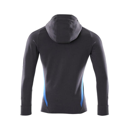 Sweatshirt met capuchon, modern fit sweatshirt met ritssluiting