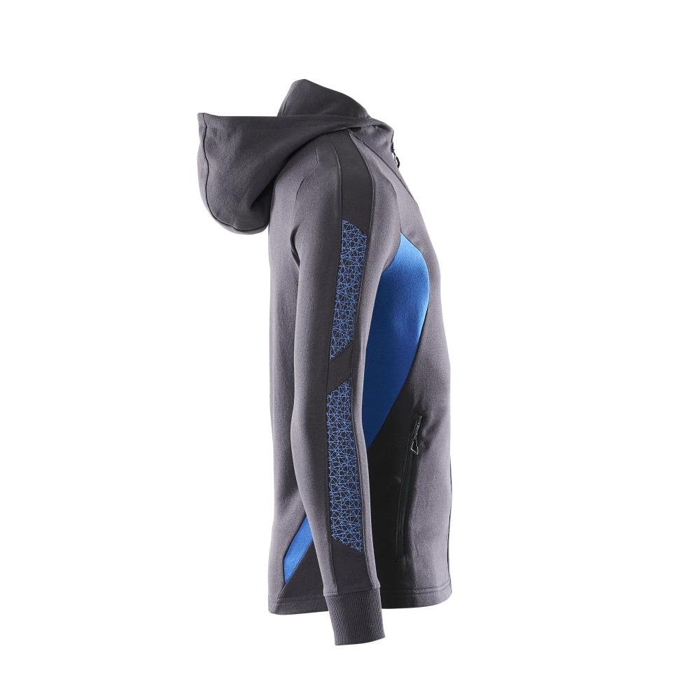 Sweatshirt met capuchon, modern fit sweatshirt met ritssluiting