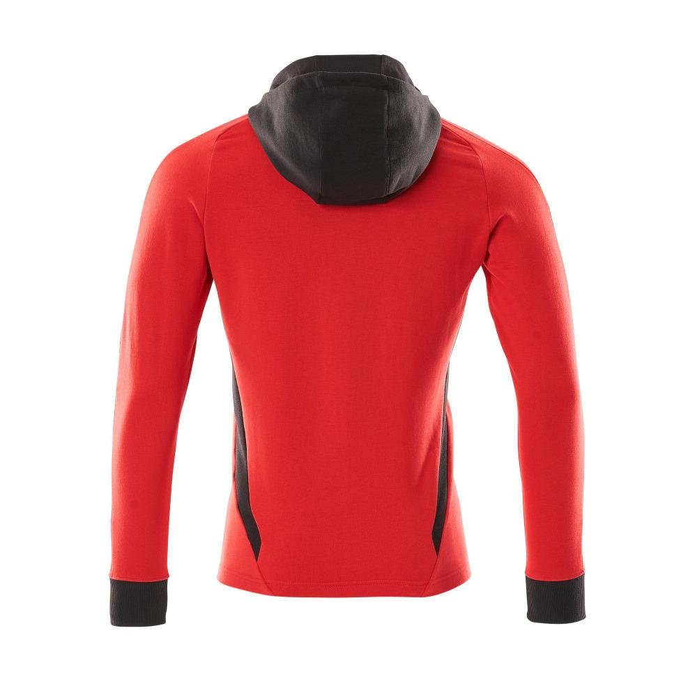 Sweatshirt met capuchon, modern fit sweatshirt met ritssluiting