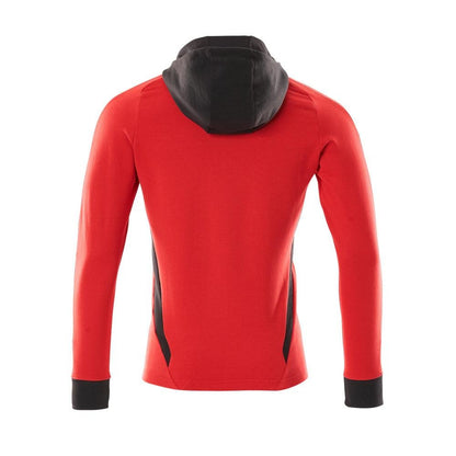 Sweatshirt met capuchon, modern fit sweatshirt met ritssluiting