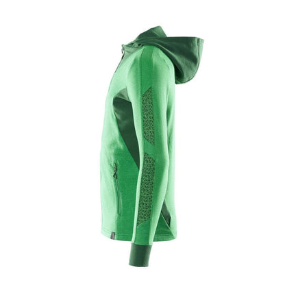 Sweatshirt met capuchon, modern fit sweatshirt met ritssluiting