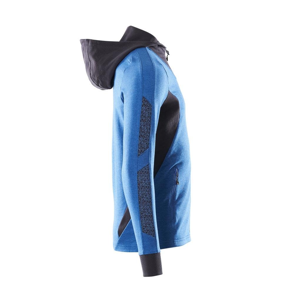 Sweatshirt met capuchon, modern fit sweatshirt met ritssluiting