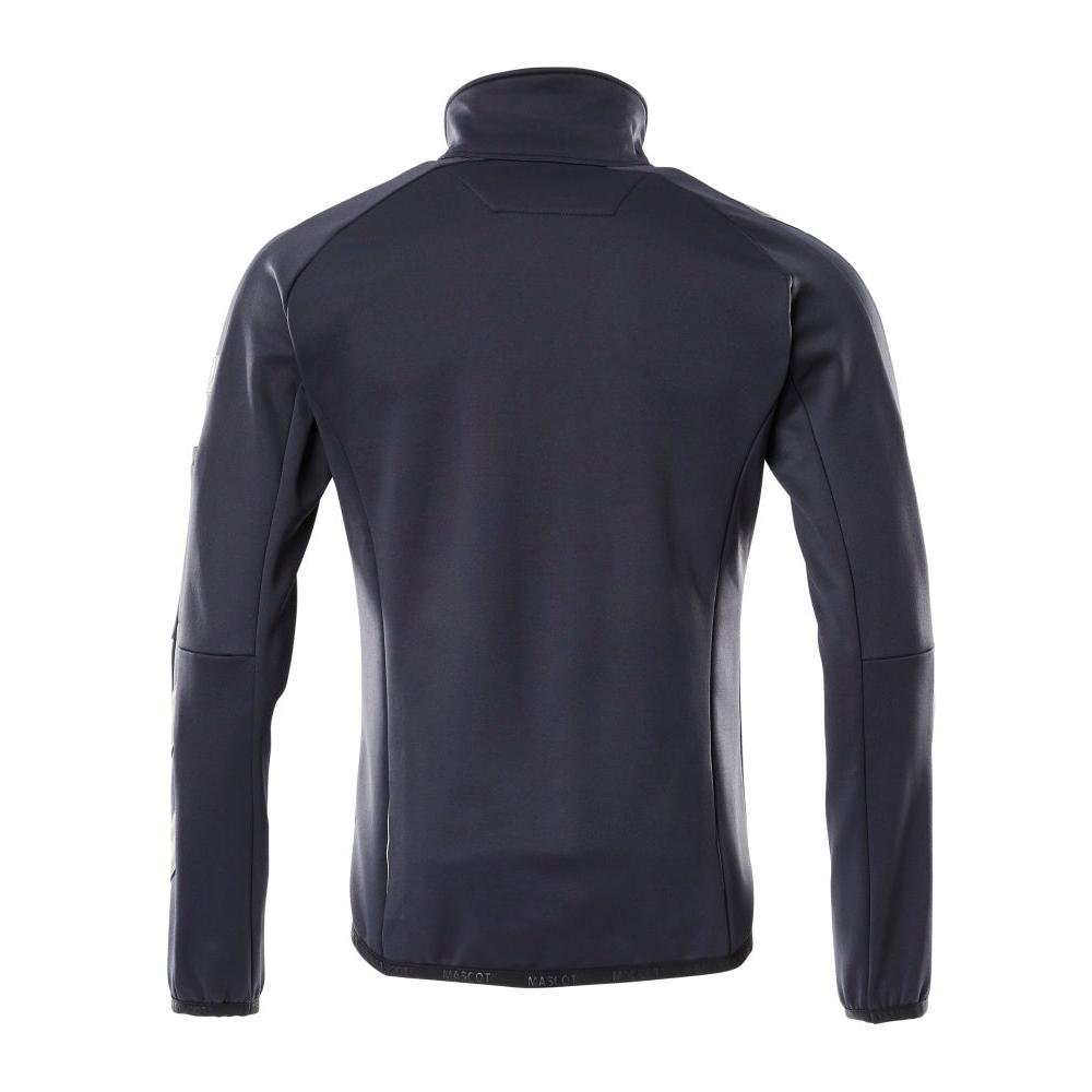 Fleece trui met microfleece jack met ritssluiting