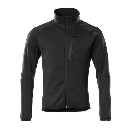 Fleece trui met microfleece jack met ritssluiting