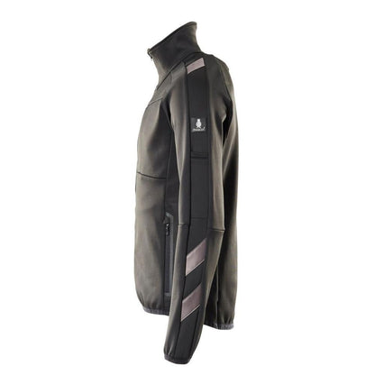 Fleece trui met microfleece jack met ritssluiting